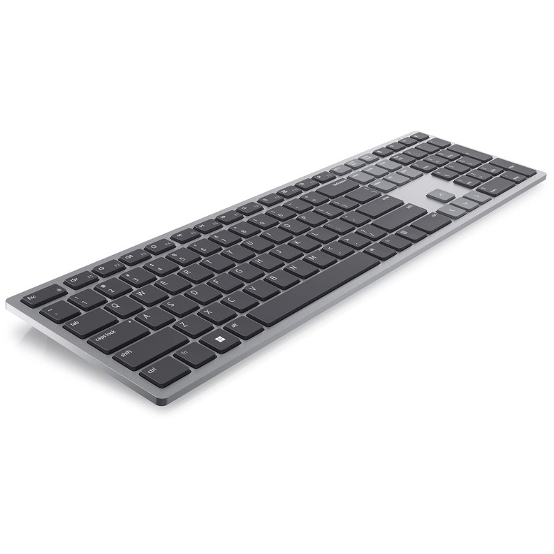 Dell-KB700, Multi-Device Wireless Keyboard with USB Wireless Receiver, Interface-2.4 GHz, Bluetooth 5.0, 2 x AAA Batteries Included.