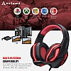 AirSound Alpha-3 Stereo Gaming Headset for Noise Cancelling Over-Ear Headphones with Mic