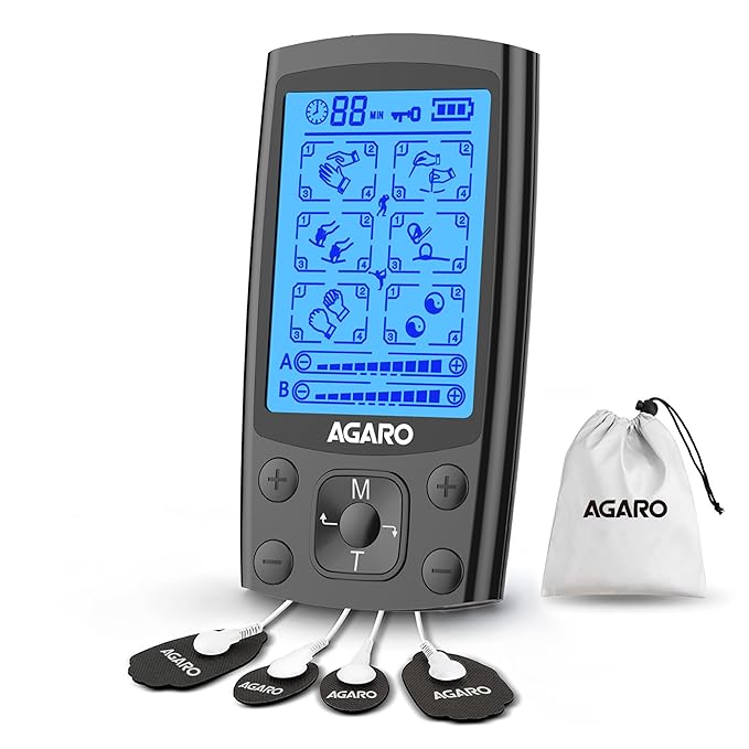 AGARO Dual Channel TENS Massager TM2421 24 Modes
