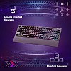 Redgear MK853 Shadow Blade Mechanical Keyboard with Drive Customization Spectrum LED Lights (Black)