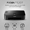 Canon Pixma TS207 Single Function Inkjet Printer Black (refurbished without cartridge)