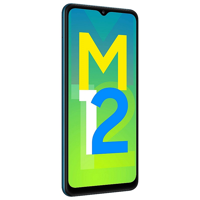 Samsung Galaxy M12 Blue,4GB RAM, 64GB Storage Refurbished 