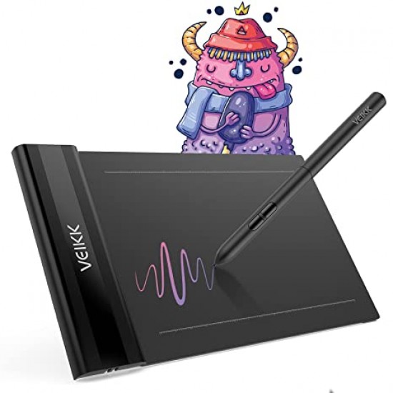VEIKK S640  V2 6 x 4 inch Graphics Tablet Black