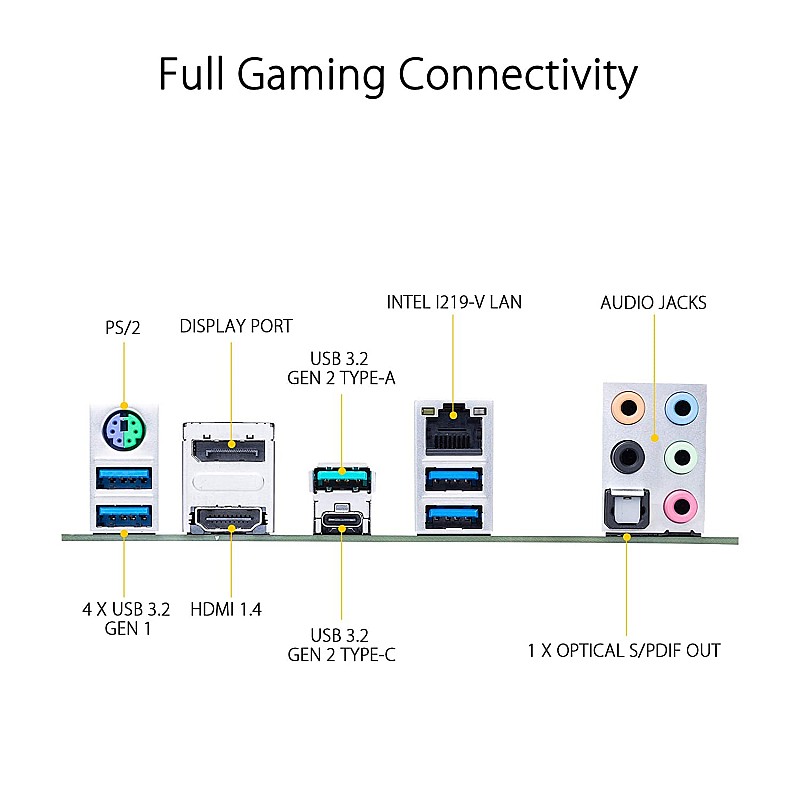 ASUS TUF Gaming Z490-Plus LGA 1200 Intel 10th Gen ATX Motherboard 12+2 Power Stages