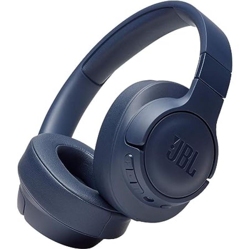 JBL Tune 700BT by Harman, 27-Hours Playtime with Quick Charging, Wireless Over Ear Headphones with Mic (blue)