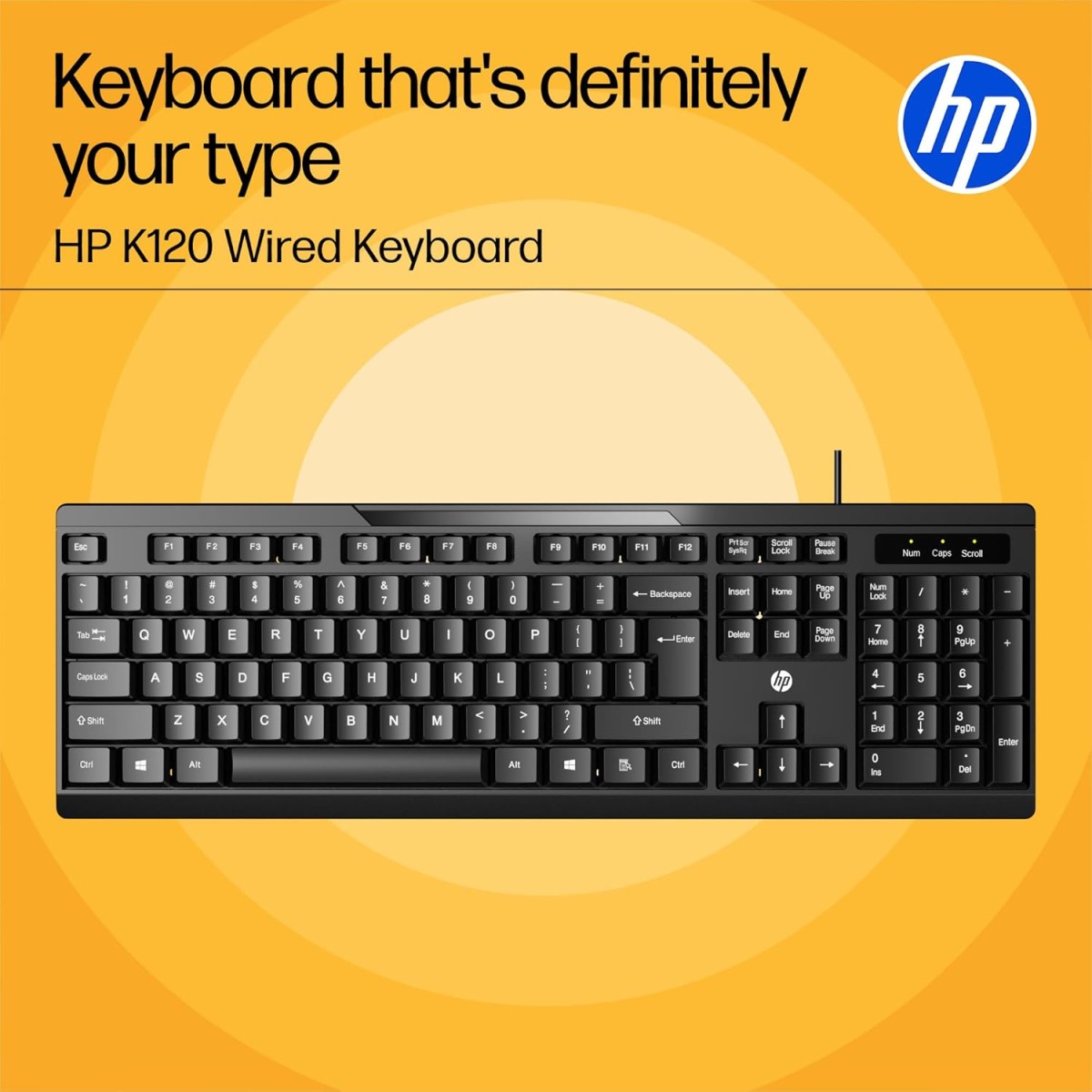 HP K120 Wired Keyboard/3 Years RTB Warranty HP K120 Wired Keyboard/3 Years RTB Warranty