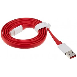 OnePlus Compatible Warp Charge Type-C Cable (100cm, Red)