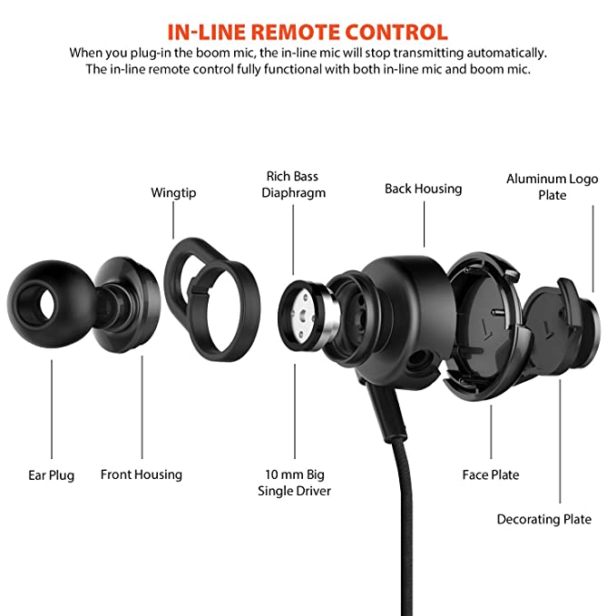 AirSound A100 Gaming Earphone with Dual Mic 3D Stereo Sound for Android Phones Tablets PC Laptop AirSound A100 Gaming Earphone with Dual Mic 3D Stereo Sound for Android Phones Tablets PC Laptop
