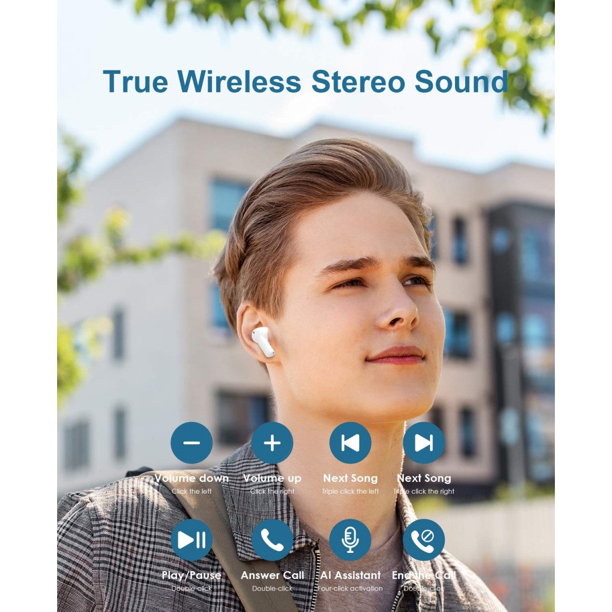 Tecno BUDS1 Bluetooth True Wireless White