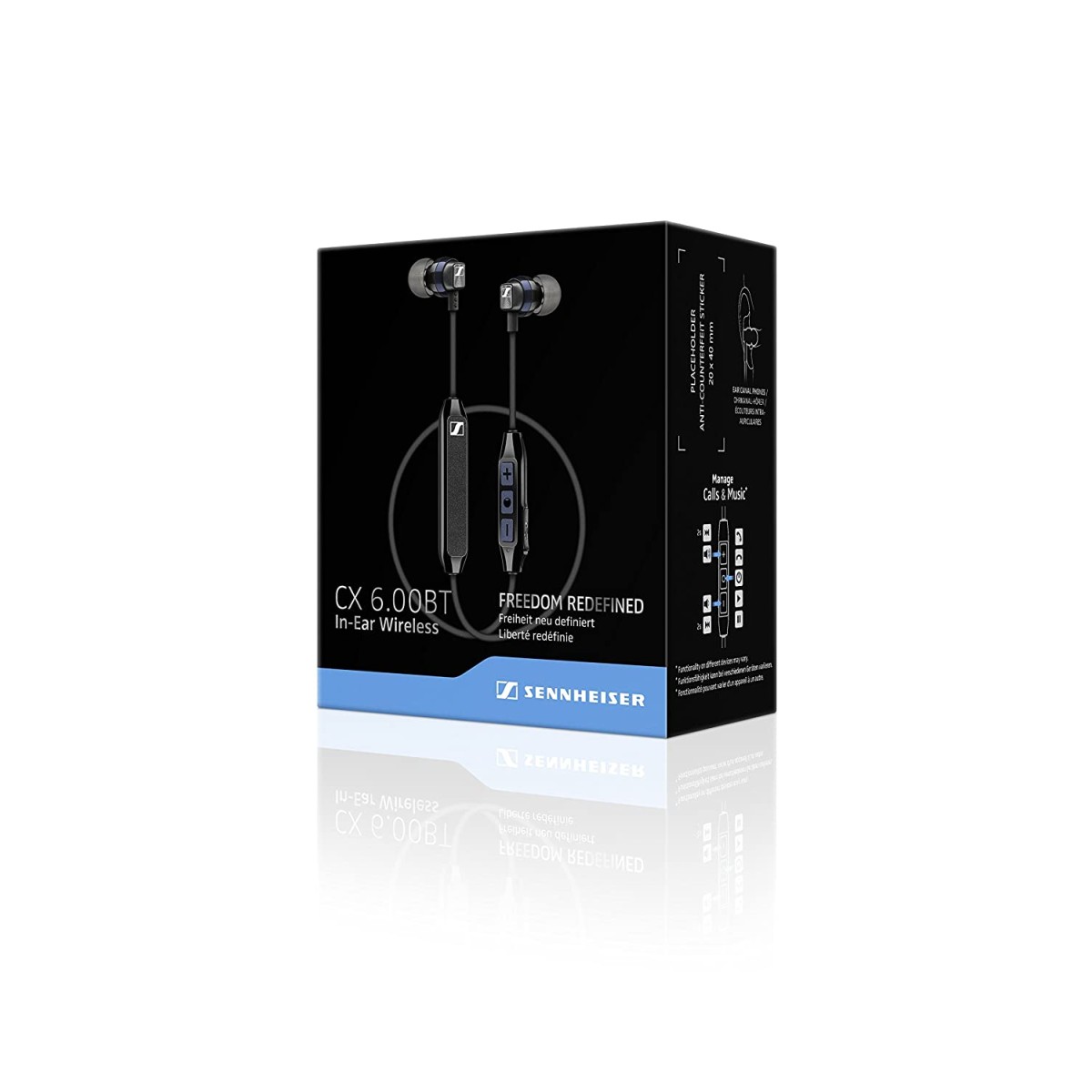 SENNHEISER CX 6.0BT BT Wireless In Ear Wireless Earphones