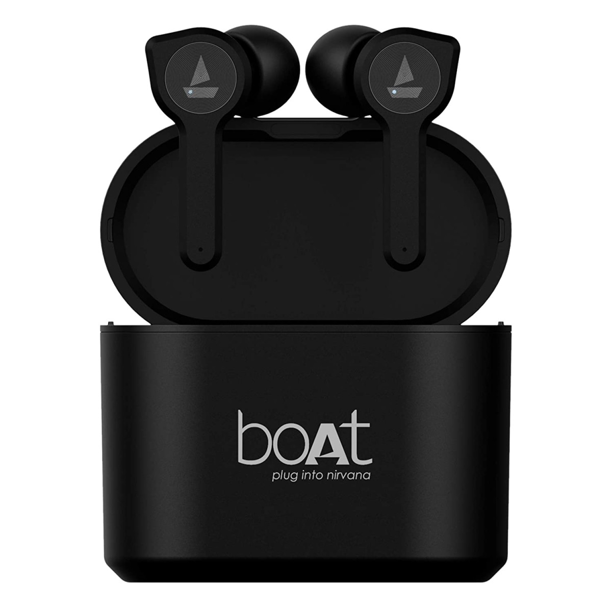 boAt airdopes 408 tws ear-buds with true voice assistant up to 20h total playback, ipx4 water resistance active black