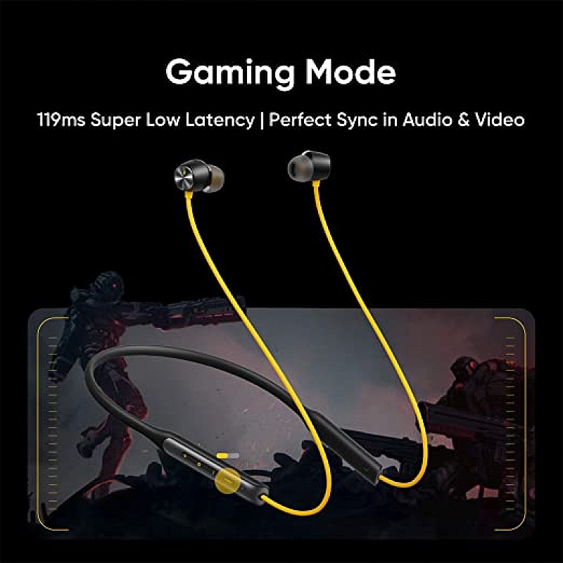 Realme Buds Wireless Pro Bluetooth in Ear Earphones with Mic Yellow