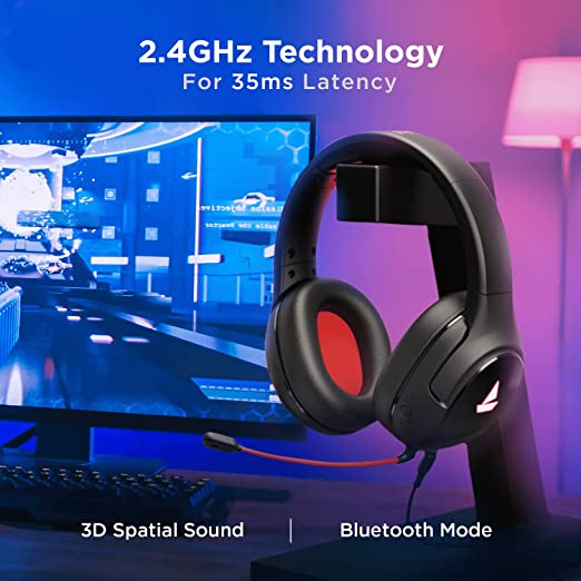 boAt Immortal IM1300 Bluetooth Gaming Headset (Black On the Ear) boAt Immortal IM1300 Bluetooth Gaming Headset (Black On the Ear)