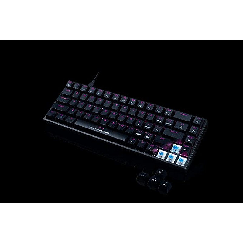 Cosmic Byte CB-GK-23 Artemis 68Key Per Key RGB Wired Mechanical Keyboard with Outemu Blue Switches and Software (Black)