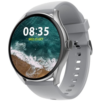 beatXP Vega with 1.43Round AMOLED & 1000 Nits BrightDisplay, BT Calling, IP68 Smartwatch (Electric Black Strap, 1.43) BXIO2004