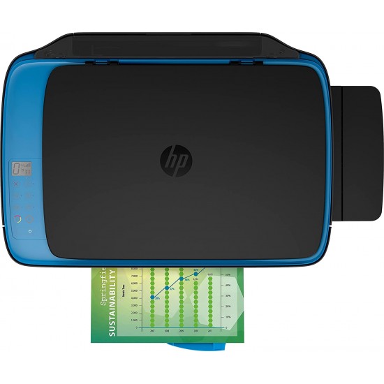 HP INK TANK 419 WIRELESS Multi-function WiFi Color Inkjet Printer (Blue, Black, Ink Tank) Refurbished
