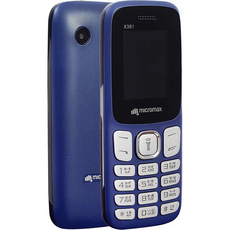 Micromax X381 1.77 inch Phone Blue