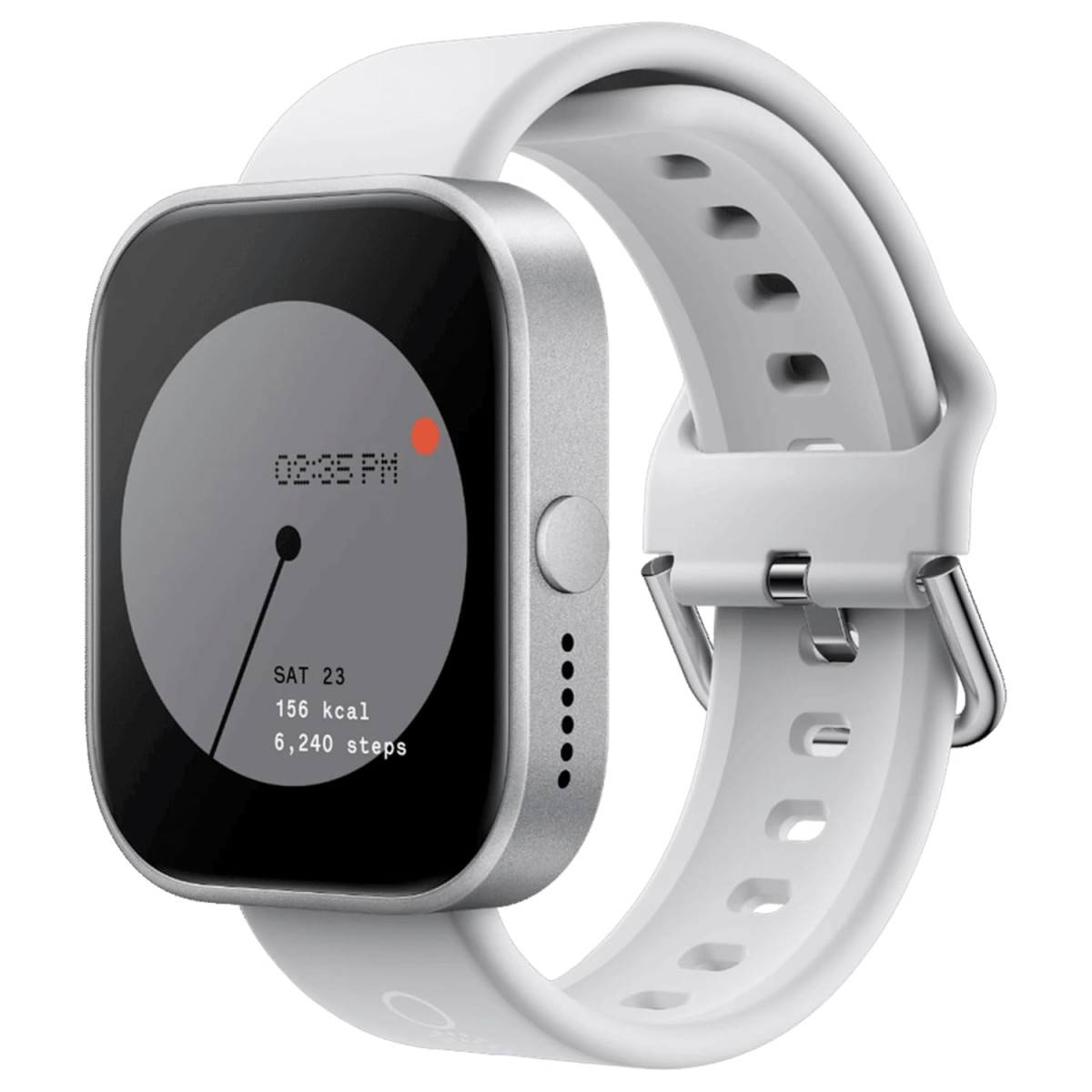 CMF by Nothing Watch Pro, 1.96 AMOLED display, BT calling with AI noise reduction, GPS Smartwatch (Dark Grey Strap, Free Size)