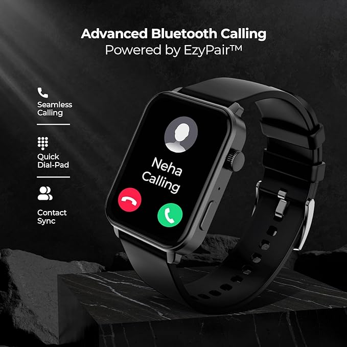 beatXP Unbound 1.78 Super AMOLED Display Bluetooth Calling Smart Watch, Metal Body,g (Black) beatXP Unbound 1.78 Super AMOLED Display Bluetooth Calling Smart Watch, Metal Body,g (Black)