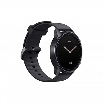 Mi Watch Revolve (Chrome Silver)– Steel Frame, 1.39” AMOLED Display, 14 Days Battery, Heart Rate, Stress and Sleep Monitoring, 110+ Watch Faces