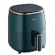 Pigeon Healthifry Digital Air Fryer, 360° High Speed Air Circulation Technology 1200 W with Non-Stick 4.2 L Basket - Green