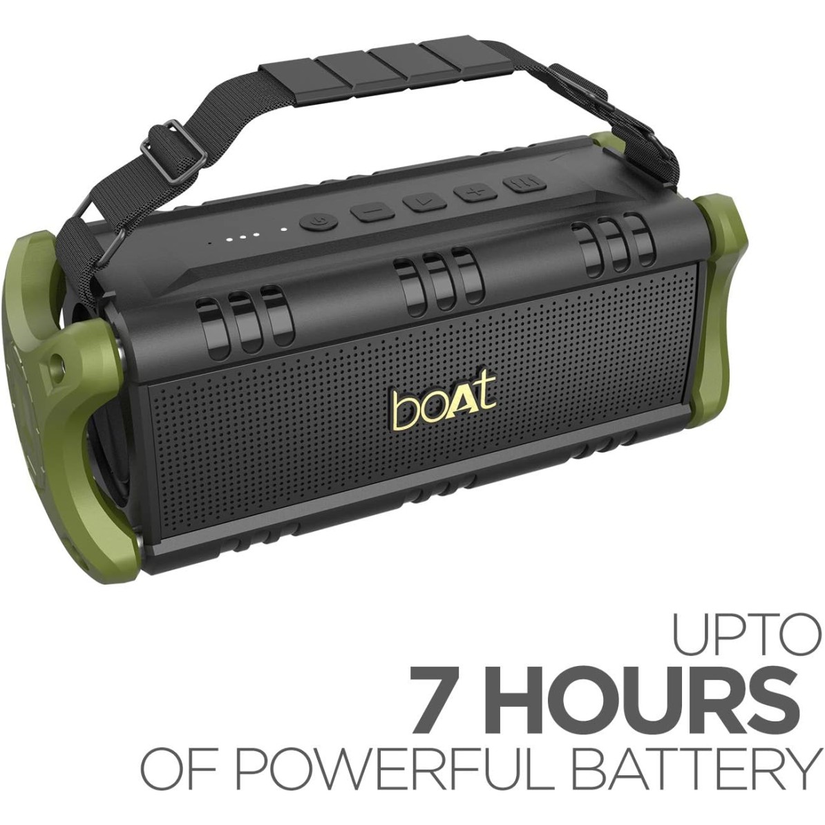 BoAt Stone 1400 30 W Bluetooth Speaker (Army Green, Stereo Channel)