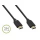 Belkin High Speed HDMI Cable Supports Ethernet 3D 4K 1080p Gold Plated Audio Return 6.6 Feet Black (F3Y021bt2M)
