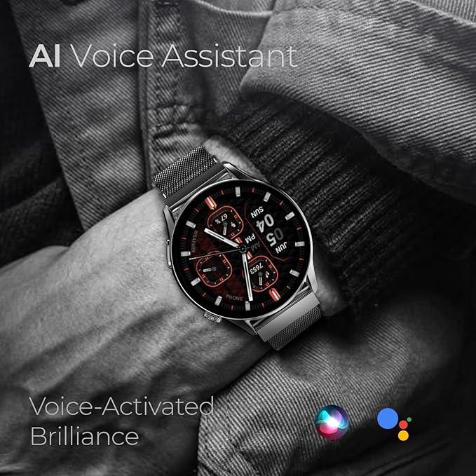 beatXP Evoke 1.43 Super Retina AMOLED Display Bluetooth Calling Smart Watch, 466 * 466px, 1000 Nits, 60Hz Refresh Rate, 100+ Sports Modes beatXP Evoke 1.43 Super Retina AMOLED Display Bluetooth Calling Smart Watch, 466 * 466px, 1000 Nits, 60Hz Refresh Rate, 100+ Sports Modes