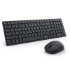 Dell KM555 Silent Keyboard and Mouse, UK QWERTY Layout, Wireless Combo with Silent Keys and Mouse Click, Long Lasting Battery, Black