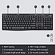 Logitech MK295 Wireless Keyboard and Mouse Combo Silent Touch Technology