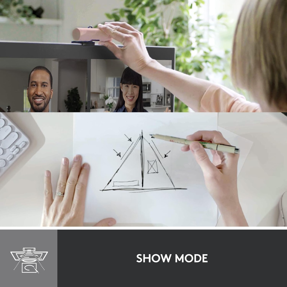 Logitech Brio 500 Full HD Webcam: Auto Light Correction, Auto-Framing, Viewing, Noise Reduction Mics, Privacy Webcam, for Microsoft Teams, Google Meet, Zoom Logitech Brio 500 Full HD Webcam: Auto Light Correction, Auto-Framing, Viewing, Noise Reduction Mics, Privacy Webcam, for Microsoft Teams, Google Meet, Zoom