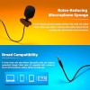 DIGIMORE Lavalier Microphone | Omnidirectional Clip-On Mic | Noise Reduction | Two-Way Audio | for Recording, Streaming & Online Meetings (D-470 3.5mm)