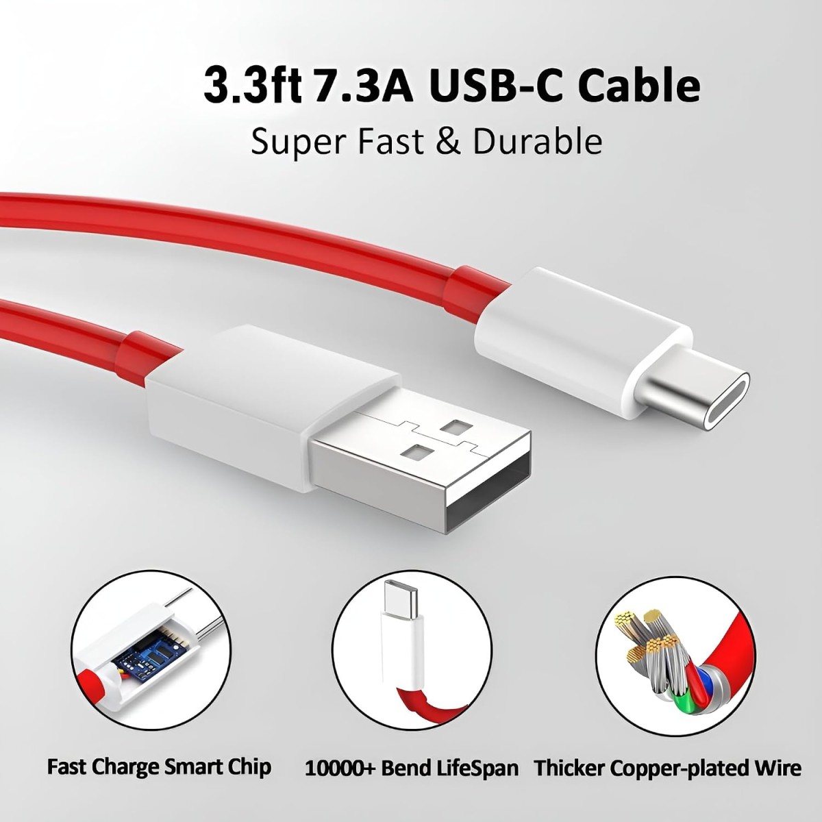 OnePlus SUPERVOOC 80W Power Adapter SuperVOOC Wall Charger for Mobile (White)