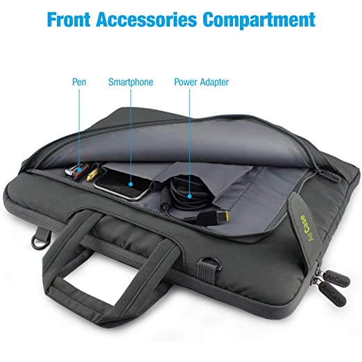 AirCase Laptop Bag Sleeve Case Cover Pouch for 13-Inch, 14-Inch Laptop for Men & Women (Grey) AirCase Laptop Bag Sleeve Case Cover Pouch for 13-Inch, 14-Inch Laptop for Men & Women (Grey)