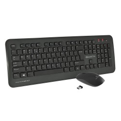 Amkette Wi-Key Plus 2.4 GHz USB Wireless Keyboard & Mouse Combo for PC, Laptop and Devices with USB Support (Grey/Black)