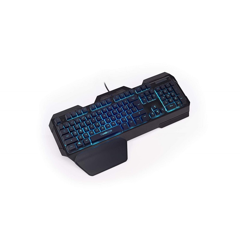 Cosmic Byte Cb-Gk-17 Galactic Wired Gaming Keyboard With Aluminium Body 7 Color RGB Backlit With Effects