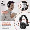 AIRSOUND M91 PROFESSIONAL SERIES  Pro Bluetooth Wireless Over Ear Headphones,BT V5.0 Wireless CVC 8.0 Noise-Cancelling 