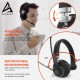 AIRSOUND M91 PROFESSIONAL SERIES  Pro Bluetooth Wireless Over Ear Headphones,BT V5.0 Wireless CVC 8.0 Noise-Cancelling 