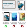 M Cart® Samsung Tab A8 10.5 Inch Flip Cover Leather Finish 360 Degree Rotate Flip Cover Shockproof Style Back