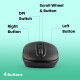 ZEBRONICS Zeb-Dash Plus 2.4 GHz Wireless Mouse with USB Nano Receiver