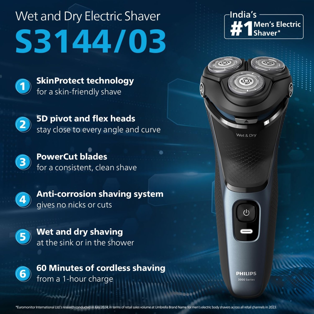 PHILIPS S3144/03 Shaver For Men