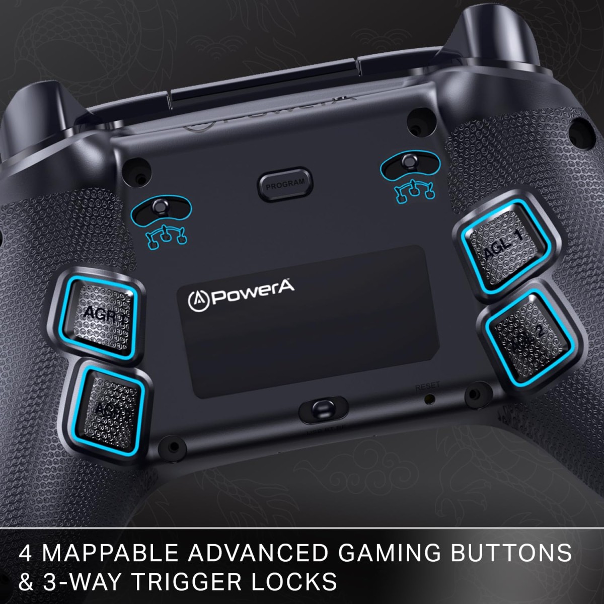 PowerA Battle Dragon™ Wireless Controller for PC and Cloud Gaming: Magnetic Hall Effect, Asymmetric Rumble Motors, 20h Playtime (Not for iOS) PowerA Battle Dragon™ Wireless Controller for PC and Cloud Gaming: Magnetic Hall Effect, Asymmetric Rumble Motors, 20h Playtime (Not for iOS)