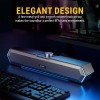 Ant Esports GS365SB Mini Soundbar Wired PC Speaker,USB Powered 3.5MM 10W Dual HiFi Stereo, LED Lighting Speakers