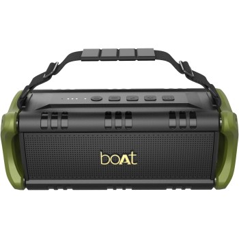 BoAt Stone 1400 30 W Bluetooth Speaker (Army Green, Stereo Channel)