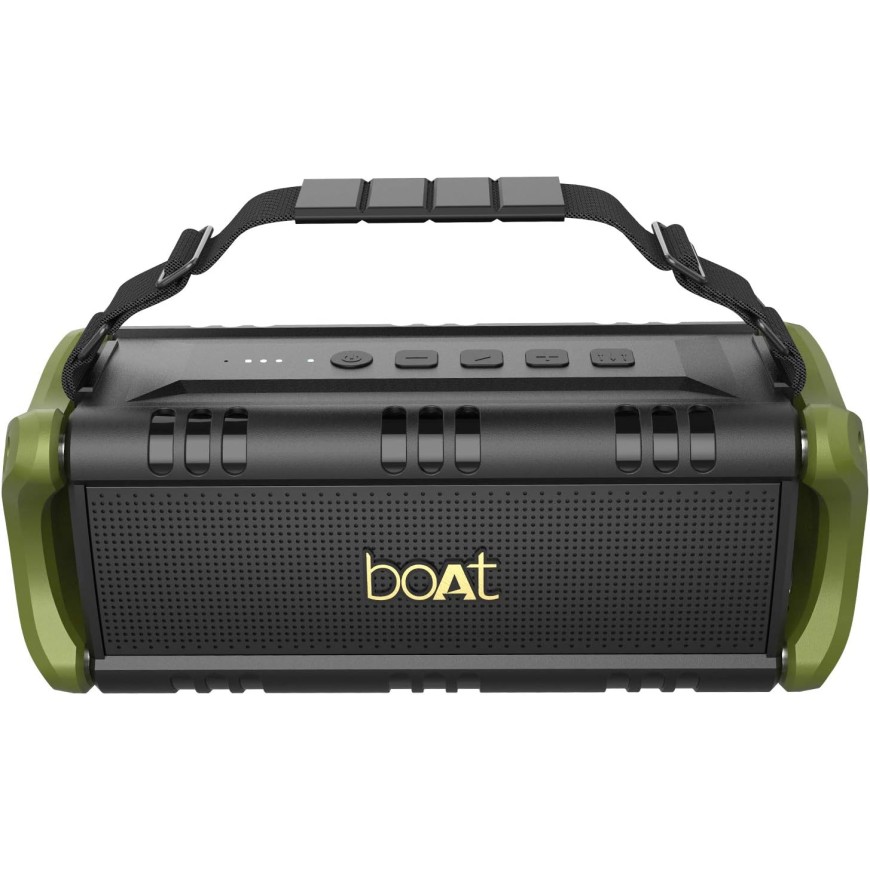 BoAt Stone 1400 30 W Bluetooth Speaker (Army Green, Stereo Channel)