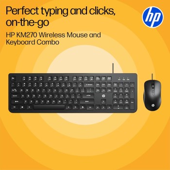 HP KM270 Wireless Mouse and Keyboard Combo (AB3D5AA) HP KM270 Wireless Mouse and Keyboard Combo (AB3D5AA)