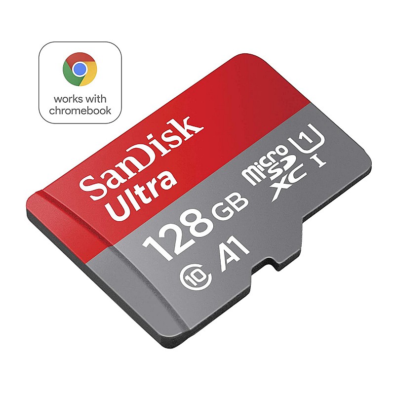 SanDisk 128GB Class 10 microSDXC Memory Card with Adapter (SDSQUAR-128G-GN6MA)