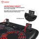 Tukzer Laptop Cooling Pad Portable Slim Quiet USB Powered Gaming Cooler Stand Chill Mat| 2-Red-LED Fans