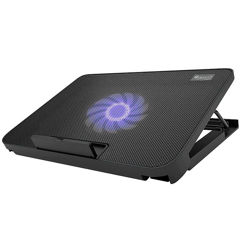 Quantum qhm330 usb laptop notebook cooling pad with noiseless fan multicolor