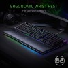 Razer Huntsman Elite Opto-Mechanical Switch - Multi-Functional Digital Dial & Media Keys - Leatherette Wrist Rest - 4-Side Underglow - Gaming Keyboard, Wired refurbished